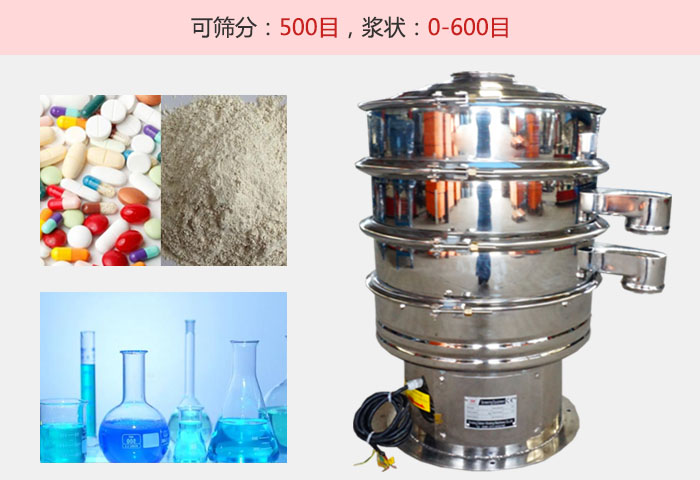 醫藥振動篩篩分范圍介紹