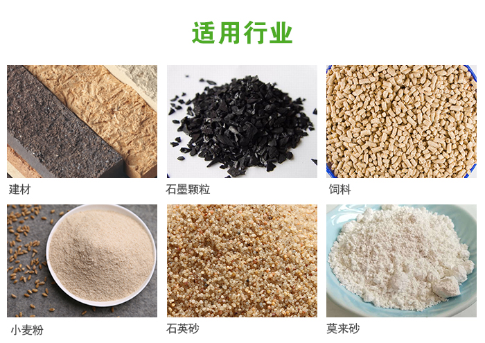 高頻振動篩主要用于化工，建材，石墨顆粒，飼料，小麥粉，石英砂，豆漿，果汁等各種物料的干法、濕法篩分、分級、脫水，過濾。