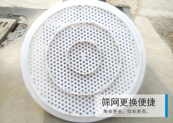 篩網(wǎng)更換便捷,壽命更長(zhǎng),效率更高